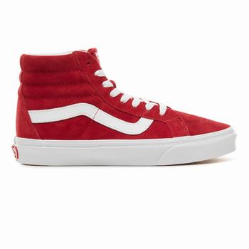 Damske Kotnikove Tenisky Vans Suede Sk8-Hi Reissue Biele VA87OCNFQ